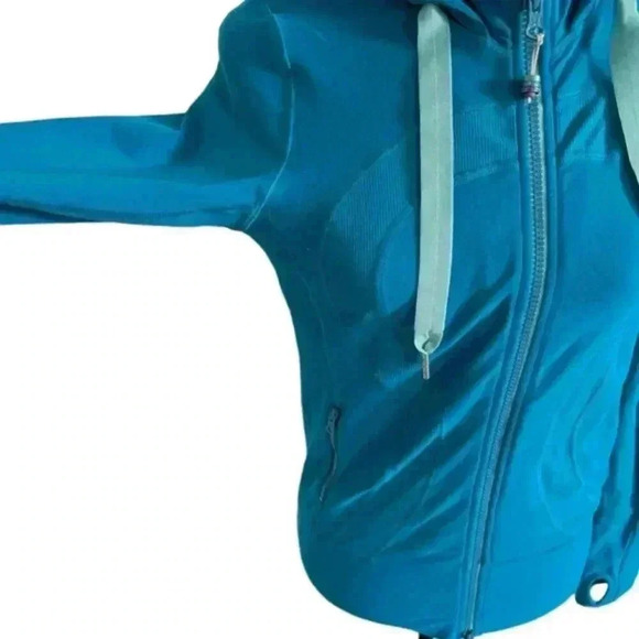 Lululemon Stride Jacket II Oasis River Rock Blue Released 2010 Women's size  4 - Picture 12 of 16